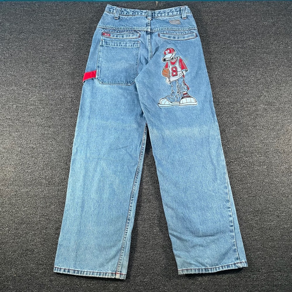 Paco Skater Jeans Mens 28x30 Blue Good Baggy Y2K Embroidered Carpenter
